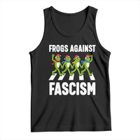 Santa Frog Against Fascism Tank Top Christmas Holiday Frogs Band Resistance Protest - Wonder Print Shop