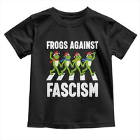 Santa Frog Against Fascism Toddler T Shirt Christmas Holiday Frogs Band Resistance Protest - Wonder Print Shop