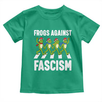 Santa Frog Against Fascism Toddler T Shirt Christmas Holiday Frogs Band Resistance Protest - Wonder Print Shop