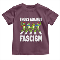 Santa Frog Against Fascism Toddler T Shirt Christmas Holiday Frogs Band Resistance Protest - Wonder Print Shop