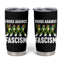 Santa Frog Against Fascism Tumbler Cup Christmas Holiday Frogs Band Resistance Protest - Wonder Print Shop