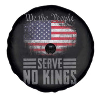 We The People Serve No Kings Spare Tire Cover Patriotic Eagle American Flag - Wonder Print Shop