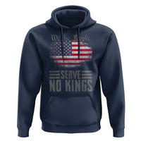 We The People Serve No Kings Hoodie Patriotic Eagle American Flag - Wonder Print Shop