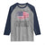 We The People Serve No Kings Raglan Shirt Patriotic Eagle American Flag - Wonder Print Shop