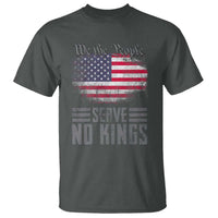 We The People Serve No Kings T Shirt Patriotic Eagle American Flag - Wonder Print Shop