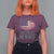 We The People Serve No Kings T Shirt For Women Patriotic Eagle American Flag - Wonder Print Shop