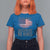 We The People Serve No Kings T Shirt For Women Patriotic Eagle American Flag - Wonder Print Shop