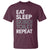 Eat Sleep Skibidi Toilet Repeat T Shirt Funny Gen Alpha Slang - Wonder Print Shop