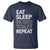 Eat Sleep Skibidi Toilet Repeat T Shirt Funny Gen Alpha Slang - Wonder Print Shop