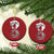 Bigfoot Christmas Ornament Sasquatch Under The Moon Cryptid - Wonder Print Shop