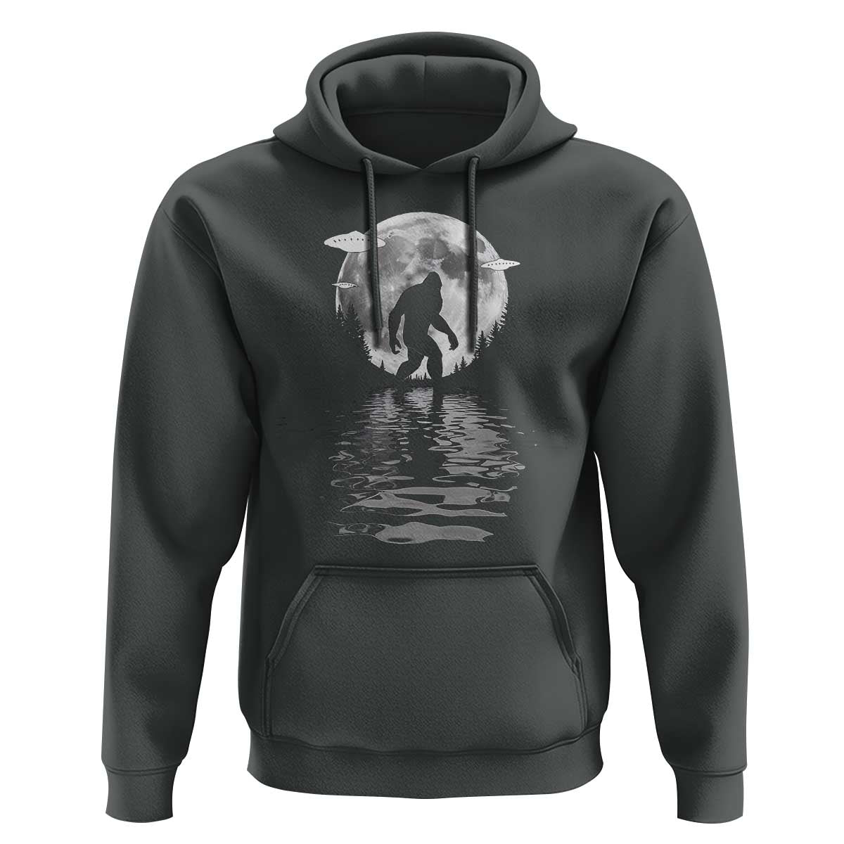Bigfoot Hoodie Sasquatch Under The Moon Cryptid