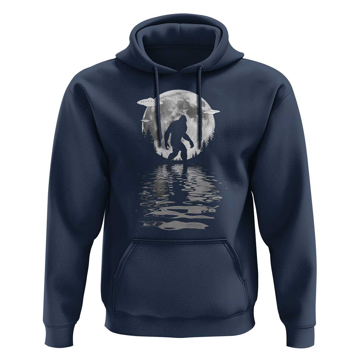 Bigfoot Hoodie Sasquatch Under The Moon Cryptid