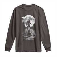 Bigfoot Long Sleeve Shirt Sasquatch Under The Moon Cryptid