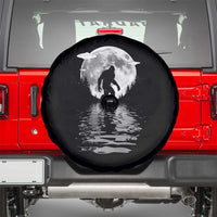 Bigfoot Spare Tire Cover Sasquatch Under The Moon Cryptid
