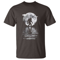 Bigfoot T Shirt Sasquatch Under The Moon Cryptid - Wonder Print Shop