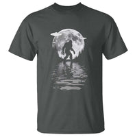 Bigfoot T Shirt Sasquatch Under The Moon Cryptid - Wonder Print Shop