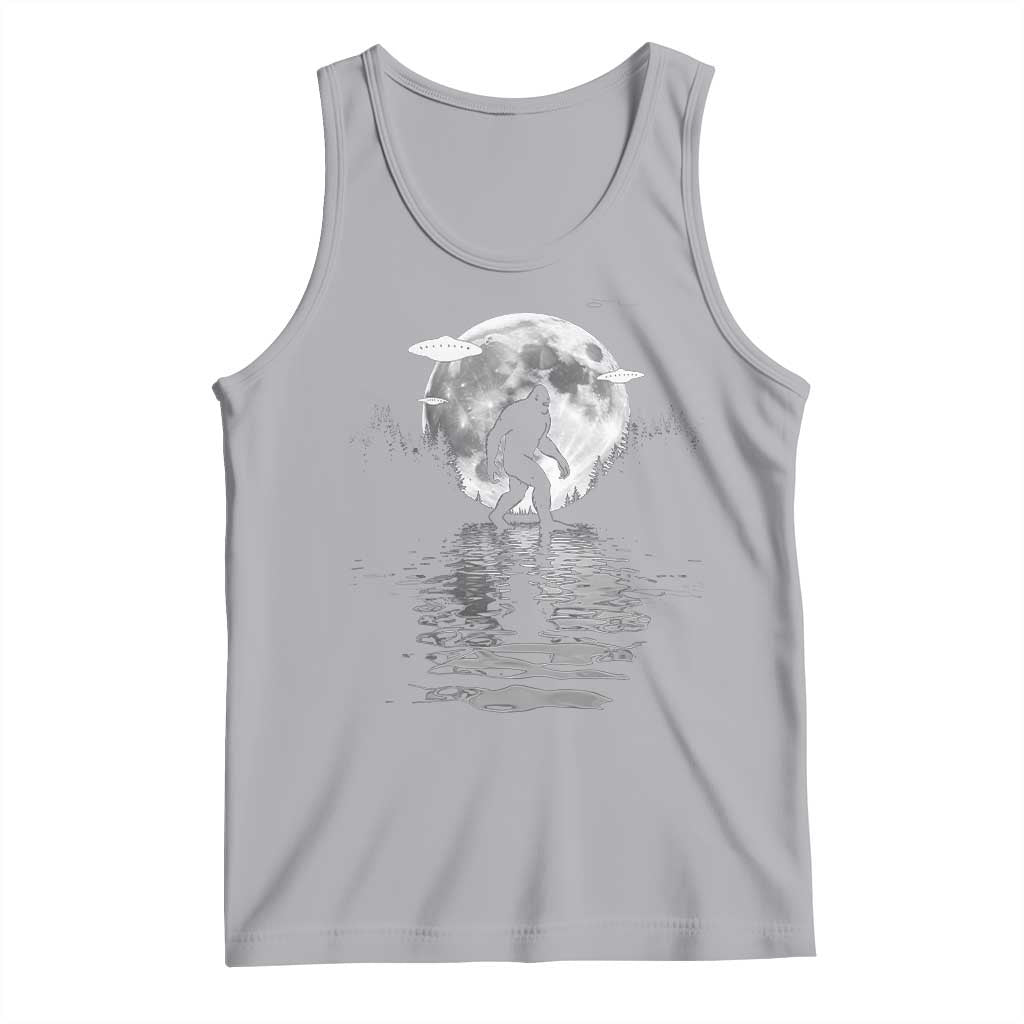 Bigfoot Tank Top Sasquatch Under The Moon Cryptid