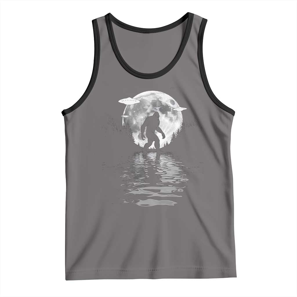 Bigfoot Tank Top Sasquatch Under The Moon Cryptid