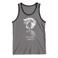 Bigfoot Tank Top Sasquatch Under The Moon Cryptid