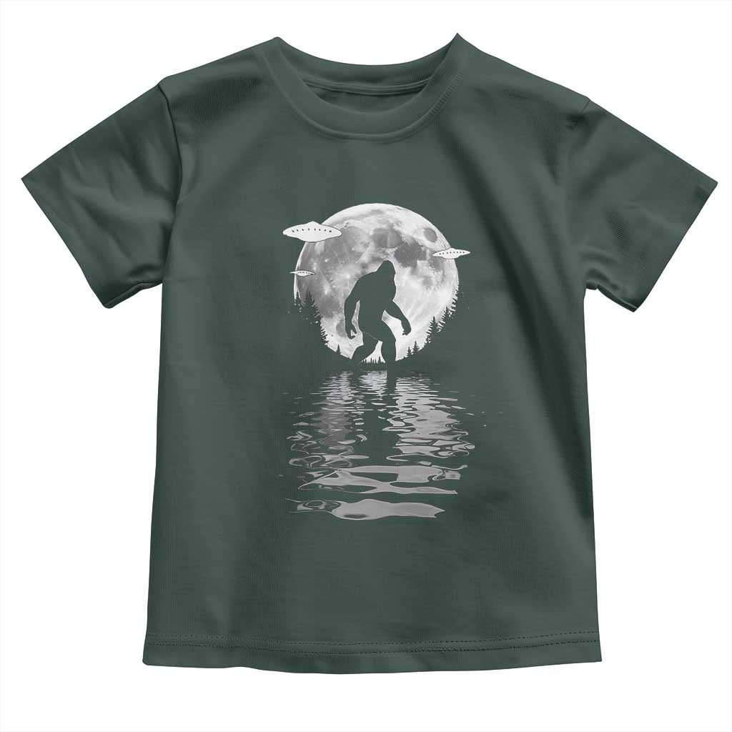 Bigfoot Toddler T Shirt Sasquatch Under The Moon Cryptid