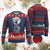 Bigfoot Ugly Christmas Sweater Sasquatch Under The Moon Cryptid - Wonder Print Shop