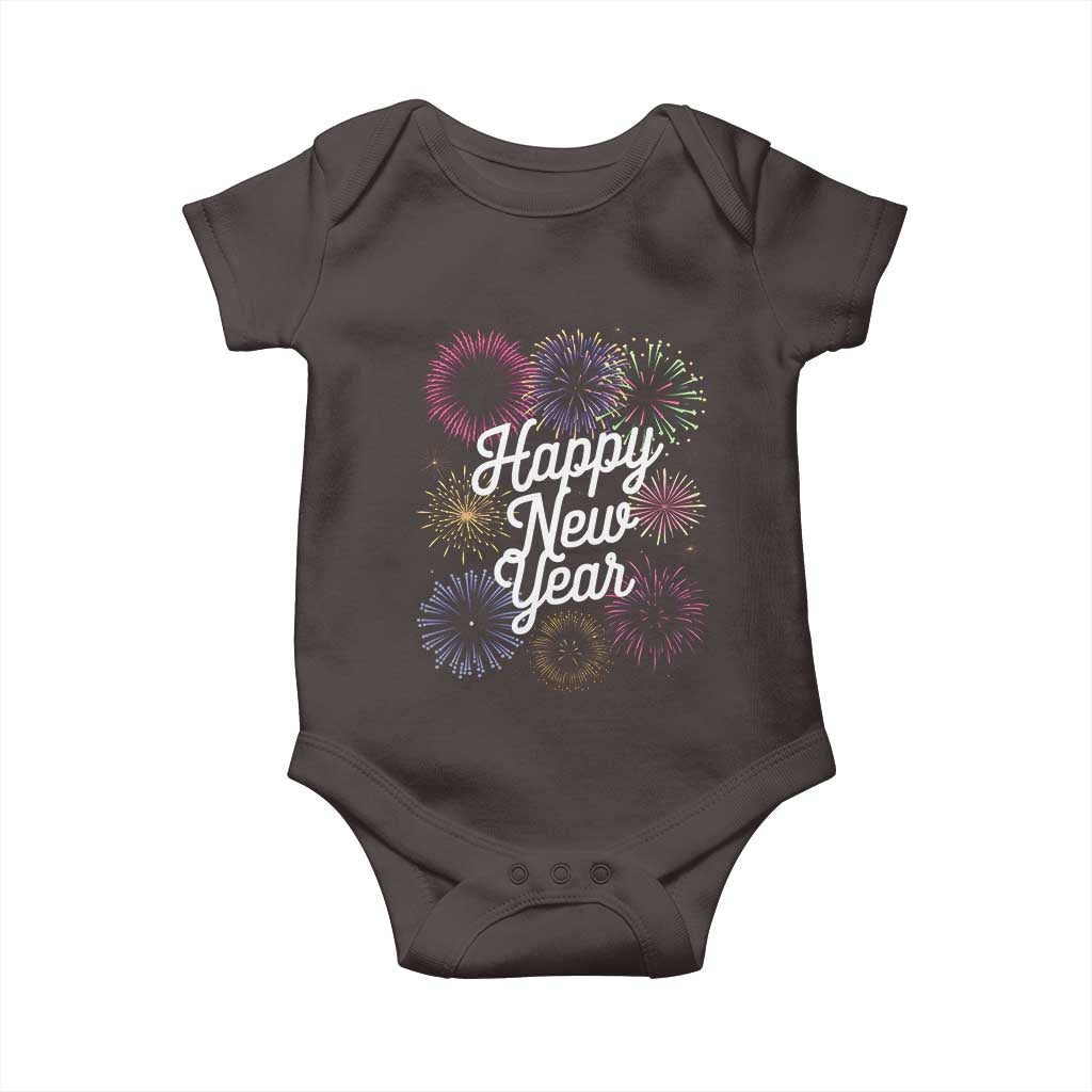 Happy New Year 2025 Baby Onesie Fireworks Party Supplies Family Matching