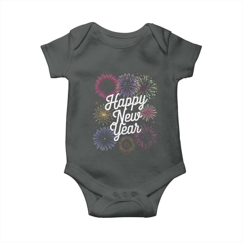 Happy New Year 2025 Baby Onesie Fireworks Party Supplies Family Matching