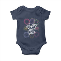 Happy New Year 2025 Baby Onesie Fireworks Party Supplies Family Matching