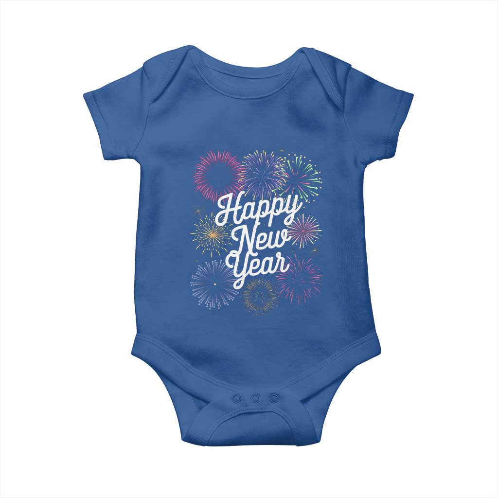 Happy New Year 2025 Baby Onesie Fireworks Party Supplies Family Matching