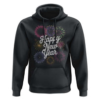 Happy New Year 2025 Hoodie Fireworks Party Supplies Family Matching