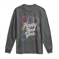 Happy New Year 2025 Long Sleeve Shirt Fireworks Party Supplies Family Matching