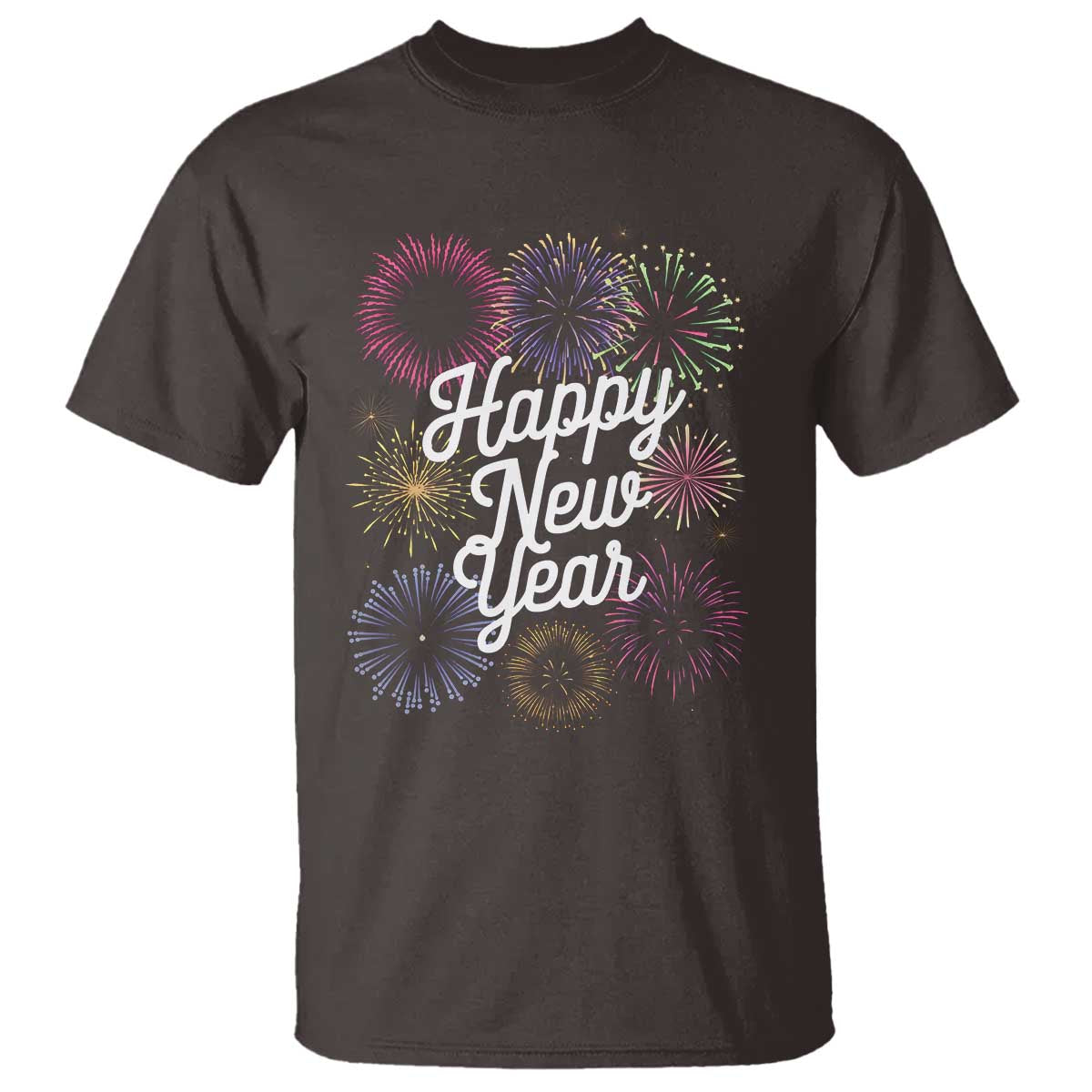 Happy New Year 2025 T Shirt Fireworks Party Supplies Family Matching - Wonder Print Shop