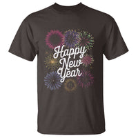Happy New Year 2025 T Shirt Fireworks Party Supplies Family Matching - Wonder Print Shop