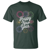 Happy New Year 2025 T Shirt Fireworks Party Supplies Family Matching - Wonder Print Shop