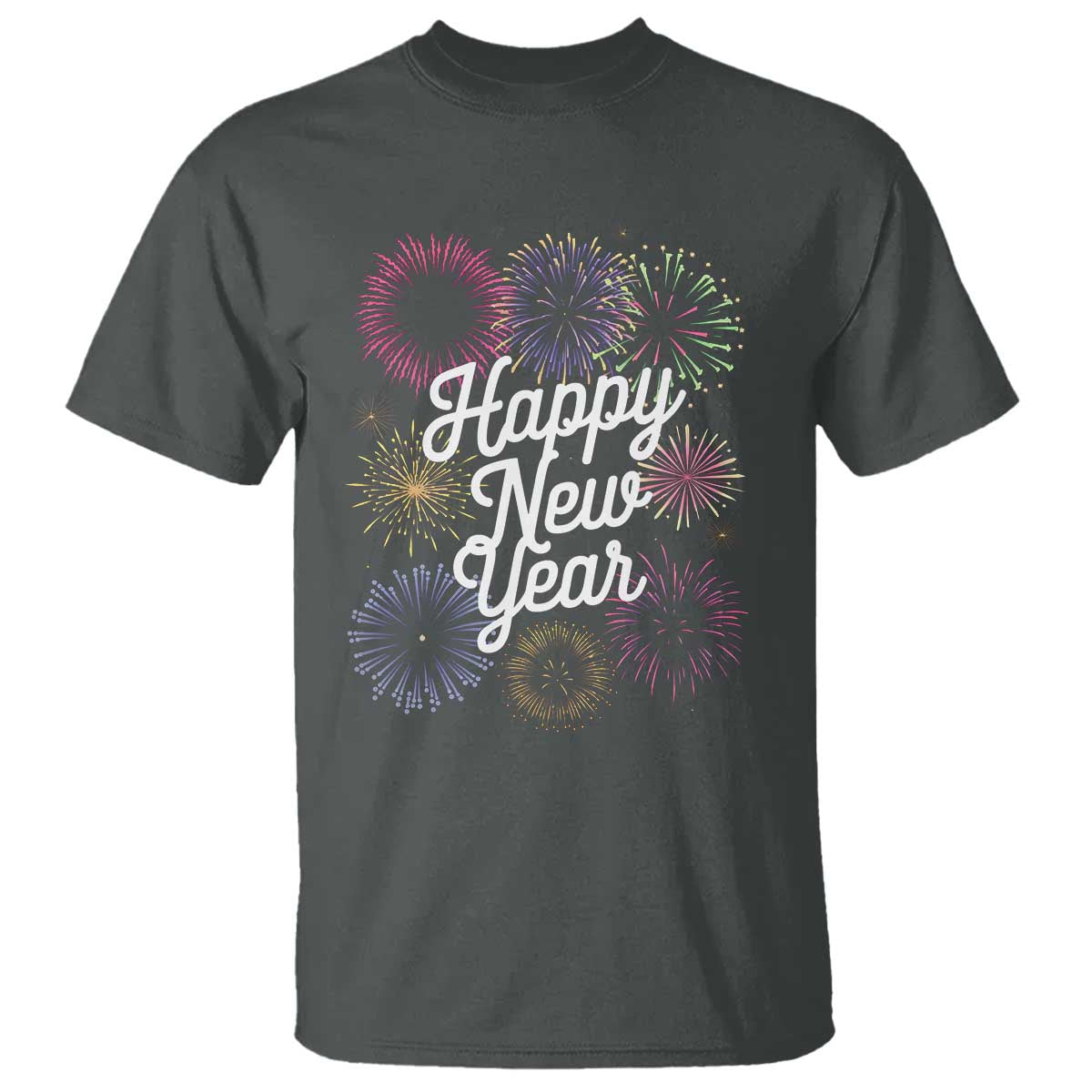 Happy New Year 2025 T Shirt Fireworks Party Supplies Family Matching - Wonder Print Shop
