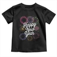 Happy New Year 2025 Toddler T Shirt Fireworks Party Supplies Family Matching