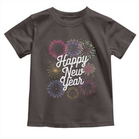 Happy New Year 2025 Toddler T Shirt Fireworks Party Supplies Family Matching