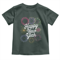 Happy New Year 2025 Toddler T Shirt Fireworks Party Supplies Family Matching