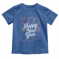 Happy New Year 2025 Toddler T Shirt Fireworks Party Supplies Family Matching