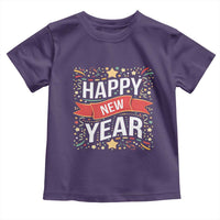 Happy New Year 2025 Toddler T Shirt Confetti Fireworks Party Supplies Family Matching