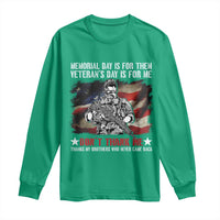 Patriotic Memorial Day Long Sleeve Shirt Remember Our Heroes Veterans Brothers American Flag