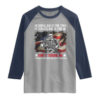 Patriotic Memorial Day Raglan Shirt Remember Our Heroes Veterans Brothers American Flag