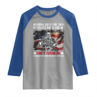 Patriotic Memorial Day Raglan Shirt Remember Our Heroes Veterans Brothers American Flag