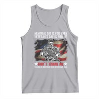 Patriotic Memorial Day Tank Top Remember Our Heroes Veterans Brothers American Flag