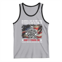 Patriotic Memorial Day Tank Top Remember Our Heroes Veterans Brothers American Flag
