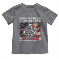 Patriotic Memorial Day Toddler T Shirt Remember Our Heroes Veterans Brothers American Flag
