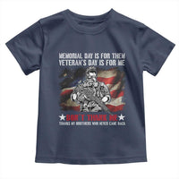 Patriotic Memorial Day Toddler T Shirt Remember Our Heroes Veterans Brothers American Flag