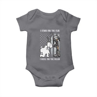 Patriotic Memorial Day Baby Onesie We Stand For the Flag We Kneel For The Fallen US Patriots