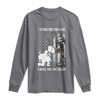 Patriotic Memorial Day Long Sleeve Shirt We Stand For the Flag We Kneel For The Fallen US Patriots