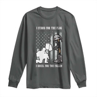 Patriotic Memorial Day Long Sleeve Shirt We Stand For the Flag We Kneel For The Fallen US Patriots